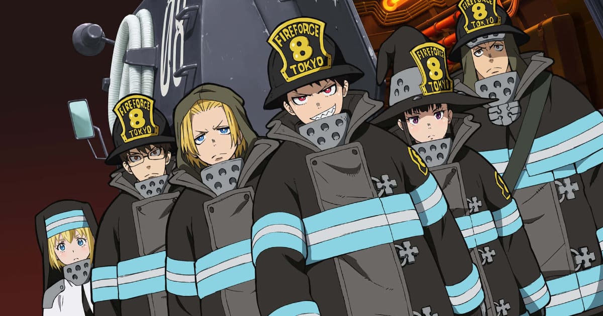 Carrossel Geek - Imagem Destacada (Fire Force Data de Estreia 3ª Temporada)